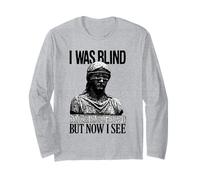 Estaba Ciego Pero Ahora Veo - Christian Streetwear Manga Larga