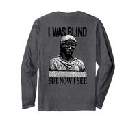 Estaba Ciego Pero Ahora Veo - Christian Streetwear Manga Larga