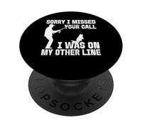 Estaba en mi Otra línea de Pesca Divertida PopSockets PopGrip Adhesivo