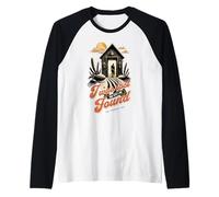 Estaba perdido Pero Ahora me han Encontrado Religiosa Cristiana Fe Jesús Camiseta Manga Raglan