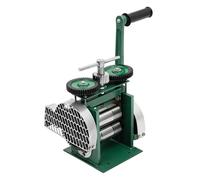 Estabeter Máquina de laminación manual para joyas, 120 mm, máquina de laminación manual, máquina de laminación combinada, laminador de joyas para fabricación de joyas, industria de la joyería