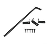 Estabilidad mejorada con perno de caña resistente componente esencial para sistemas de seguridad eficaces de doble puerta (18 pulgadas)