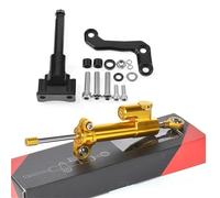 Estabilizador Amortiguador De Dirección para Motocicleta para Yamaha MT-03 MT03 2020-2024 Soporte Montaje para con Adaptador Lineal Inverso Direccion Amortiguador(Color 9)