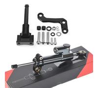 Estabilizador Amortiguador De Dirección para Motocicleta para Yamaha MT-03 MT03 2020-2024 Soporte Montaje para con Adaptador Lineal Inverso Direccion Amortiguador(Color 8)