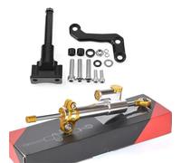 Estabilizador Amortiguador De Dirección para Motocicleta para Yamaha MT-03 MT03 2020-2024 Soporte Montaje para con Adaptador Lineal Inverso Direccion Amortiguador(Color 16)
