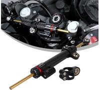 Estabilizador Amortiguador Dirección Moto,13 Pulgadas Amortiguador Dirección para la mayoría de Moto Bicicleta de Calle Deporte Bicicleta de Carreras de Carretera Fibra Carbono