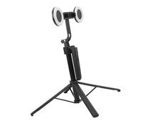 Estabilizador Automático de Teléfono con Control Remoto y Luces de Relleno Dobles para Transmisión Electrónica, Vlogging y Selfies