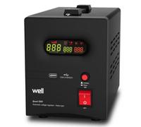 Estabilizador Automático de Voltaje 1500VA/900W con USB - WELL
