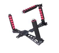Estabilizador compacto y plegable para cámara de hombro, resistente, 3 kg, ideal para fotografía al aire libre y creación de contenido, soporte compacto de aluminio para cámara de hombro