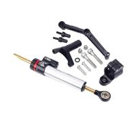 Estabilizador De Amortiguador Dirección Motocicleta Fibra Carbono para Ducati Hypermotard 821, Kit Soporte Montaje Dirección Estabilizador