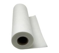 Estabilizador de bordado a m?quina de malla invisible HBI Products, 12 x 25 yardas - Estabilizador de malla invisible recortable, peso medio, blanco