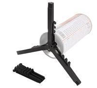 Estabilizador de botella de gas, estante plegable triángulo para estufa y cartucho, trípode portátil para picnic al aire libre cocina senderismo