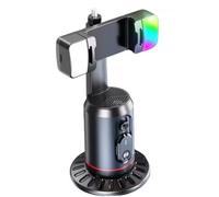 Estabilizador de cardán con rotación de 360, trípode para selfies, cardán de escritorio con seguimiento facial para smartphones en vivo.