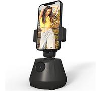 Estabilizador de cardán Inteligente de Seguimiento Facial Rotación automática Soporte for teléfono Celular Selfie Stick Soporte inalámbrico for transmisión en Vivo(Nero)