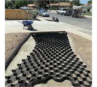 Estabilizador De Cuadrícula Molida De Grava, Sistema De Adoquines Permeables De 2 "de Profundidad, Para Patio De Bricolaje, Pasarela, Base De Cobertizo, Entrada De Vehículos Ligeros