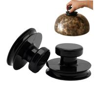 Estabilizador de cuenco de canto | Mango de succión de silicona de 2 piezas para escalas vocales - Base antideslizante para mujeres, hombres, practicantes, práctica de atención plena, yoga y