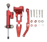 Estabilizador de dirección Amortiguador de dirección estabilizador para Motocicleta Compatible con Yamaha MT-09 Tracer 2015-2017 con Kit de Soporte de Montaje.(F)