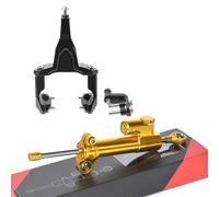 Estabilizador de dirección Estabilizadorde Direcci Kit de Soporte de Amortiguador y estabilizador de dirección para Motocicleta Compatible con Kawasaki Ninja 400 Z400 2018-2024(A13)