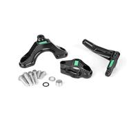 Estabilizador de dirección Kit de Montaje de Soporte de Amortiguador de dirección estabilizador de Motocicleta Compatible con Kawasaki ZX6R 2024, Accesorios(A)