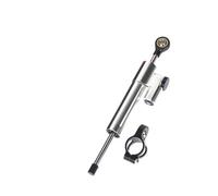 Estabilizador de dirección Kit de Soporte de Montaje para Amortiguador de dirección estabilizador Compatible con Yamaha YZF-R6 2006-2015 YZF-R1 2009-2012(Sliver Black)