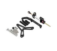 Estabilizador de dirección Soporte Estabilizador, Protectores De Impacto, Amortiguador De Motocicleta para Ya&ma&ha para Tracer9 GT 2021 2022 2023,(Silver)