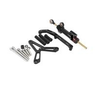 Estabilizador de dirección Soporte Estabilizador, Protectores De Impacto, Amortiguador De Motocicleta para Ya&ma&ha para Tracer9 GT 2021 2022 2023,(Black-A)