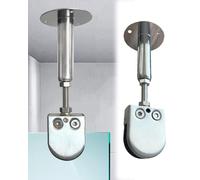 Estabilizador de Ducha Barras de Soporte para Mampara de Ducha de Techo, Longitud Ajustable, Brazo Estabilizador para Panel Vitrificado en Mampara de Baño(2 Pcak,70-85mm(2 3/4-3 3/8"))