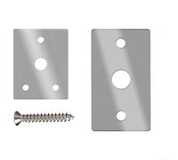 Estabilizador de escalera de fijación de acero inoxidable, refuerzo grueso para el hogar, para placa superior de espiga, escaleras resistentes, accesorio de acero, color plateado