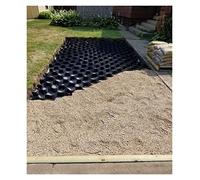 Estabilizador de geomalla de HDPE para Caminos de Acceso - Malla de Control de Grava/erosión de 10 cm/2" de Alto (0,91 m - 50,8 m) - Resistente, 5 cm/2" de Alto para un Refuerzo Duradero del