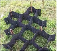 Estabilizador de grava de entrada de 5 cm, opciones de 3 pies a 30 pies para estacionamientos de camiones ligeros, rejillas de control de erosión del suelo, solución de gestión de lodo