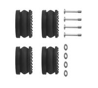 Estabilizador de impresión de silicona con inserción de metal, amortiguación de vibraciones, base antideslizante para espacios de trabajo silenciosos, aisladores de vibraciones de impresora