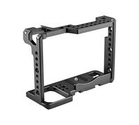 Estabilizador de jaula de cámara de vídeo de aluminio para cámara Panasonic Lumix S1H S1R S1 con mango superior agarre múltiple 1/4 "3/8" tornillo de montaje (jaula)