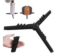 Estabilizador De Lata | Estante Plegable Triangular para Botella de Camping,Base Portátil Tipo Trípode Para Acampada Actividades Al Aire Libre Picnic Senderismo