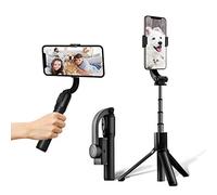 Estabilizador de Movil, Gimbal, con Control Remoto Bluetooth, Palo Selfie, para Vlog/Youtuber/Live Stream, Compatible con iPhone y Android