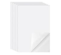 Estabilizador de papel de bordado soluble en agua, A4, estabilizadores de bordado de máquina y puntada, película de papel de transferencia, 5 unidades