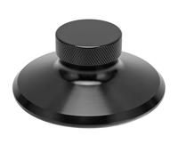 Estabilizador de Peso récord de 78 mm, Abrazadera de Disco Giratorio de aleación de Aluminio, Accesorio para Tocadiscos HiFi con Microfibra, diseño Inferior roscado Profesional (Negra)