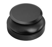 Estabilizador de Placa de Tocadiscos, Abrazadera estabilizadora de Placa de Aluminio Duradera para estabilizadores de Placa de Metal de Vinilo LP. (Negro)
