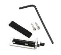 Estabilizador de puente de trémolo de metal con tornillos de montaje, tapón de trémolo para guitarra eléctrica, pieza de guitarra fácil de instalar