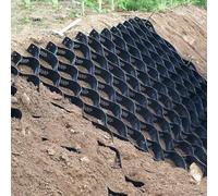 Estabilizador de rejilla de grava resistente para estacionamiento al aire libre y caminos de jardín, adoquines de grava de 2/3/4/6/7/9/10 m (ancho 6 x 8 m/20 x 26 pies)