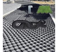 Estabilizador de rejilla geográfica resistente de 6.5 x 10 pies para control de erosión de colinas empinadas, áreas de arcilla húmeda, perfecto para parque, jardín, pasarelas y caminos