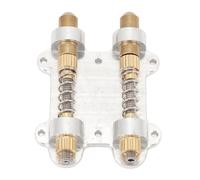 Estabilizador de Tapón de Trémolo de Latón Doble para Guitarra, Kit de Dispositivo Estabilizador de Tapón de Trémolo con Tornillos de Montaje para Floyd Rose