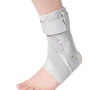 Estabilizador De Tobillo 1/2 Uds tobillera for torcedura de tobillo con estabilizadores laterales for hombres y mujeres recuperación estabilizadora férula(1PC Gray,M)