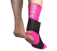 Estabilizador De Tobillo 1 Uds. Tobillera deportiva soporte for arco fascitis Plantar tendón de Aquiles tobillo compresión calcetín mangas(Rose Red-1Pcs,L (24-30CM))