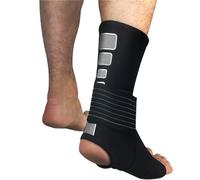 Estabilizador De Tobillo 1 Uds. Tobillera deportiva soporte for arco fascitis Plantar tendón de Aquiles tobillo compresión calcetín mangas(Black-1Pcs,L (24-30CM))