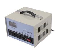 Estabilizador de Voltaje Automático con 2 CABLES SEGUROS Regulador de Voltaje Variable de CA 1000W Entrada de 160-250 V Salida de 220 V Transformador Variable 3 (Enchufe de la UE)