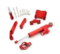 Estabilizador Dirección Compatible Con Para Ninja 2013 2014 2015 2016 Kit De Soporte De Montaje Del Estabilizador Del Amortiguador De Dirección De Fibra De Carbono(NO.5)