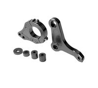 Estabilizador Dirección Kit De Montaje De Soporte De Amortiguador Estabilizador De Dirección De Motocicleta Para XMAX300 Para XMAX 300 Para X-MAX 300 2017-2024(Just-Black-Holder)