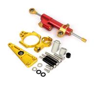 Estabilizador Dirección para XADV 750 X-ADV750 2017 Control Lineal Seguridad Invertido Ajustable Fabricado Aluminio CNC Estabilizador Amortiguador Motocicleta Montaje(Conjunto 7)