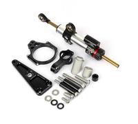 Estabilizador Dirección para XADV 750 X-ADV750 2017 Control Lineal Seguridad Invertido Ajustable Fabricado Aluminio CNC Estabilizador Amortiguador Motocicleta Montaje(Conjunto 8)