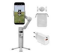 Estabilizador DJI Osmo Mobile 7P para iPhone, Android, Seguimiento Nativo, Iluminación, Estabilizador de teléfono de 3 Ejes, Inicio rápido, Edición con un Toque (DJI Osmo Mobile 7 Bundle)